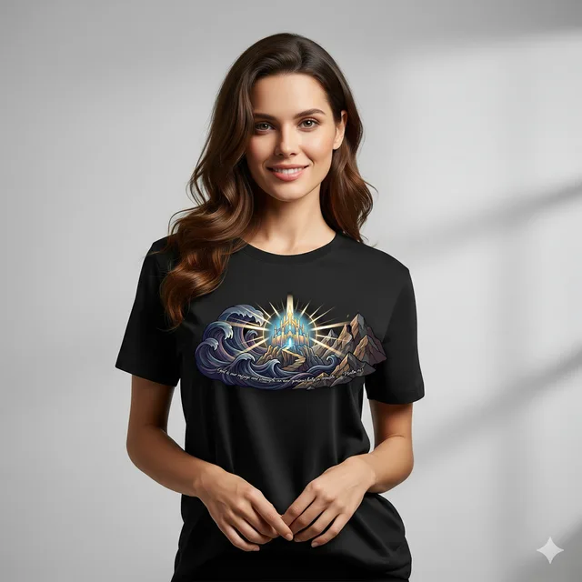 God Is Our Refuge — Psalm 46:1 Christian t-shirt design