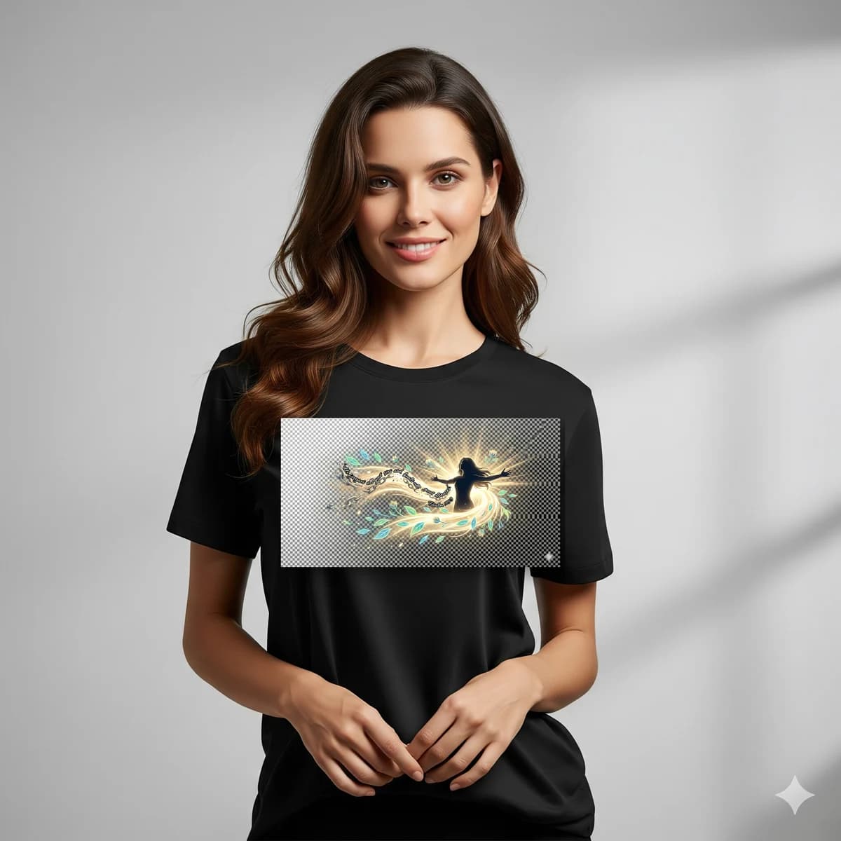 Bless the Lord — Women's Art — Psalm 103:2 Christian t-shirt design (English, Black)